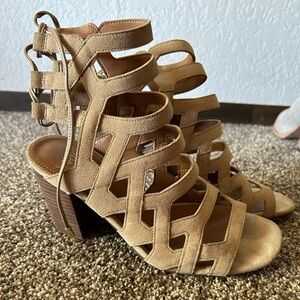 Sarto lace up heel